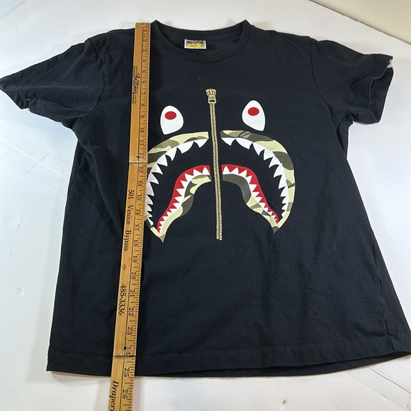 Bape Color Camo Shark Tee - Picture 6 of 10